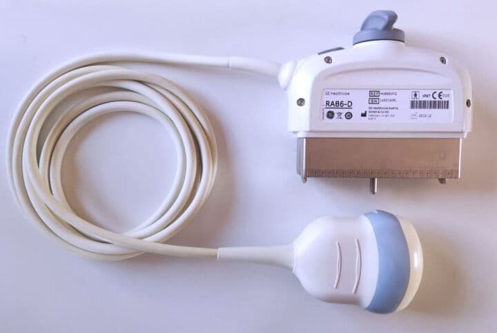 GE RAB6-D 3D/4D Convex Ultrasound Transducer image 1