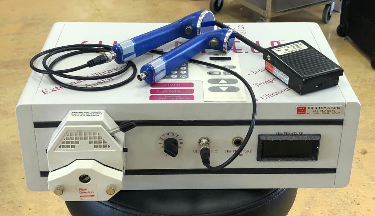 Wells Johnson Silberg EUA Infusion Infiltration Pump with Ultrasonic Assist Generator