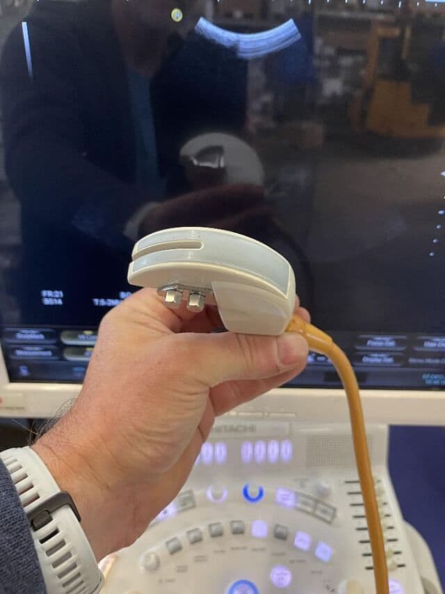 Hitachi EUP-B514 High-Frequency Linear Array Ultrasound Transducer