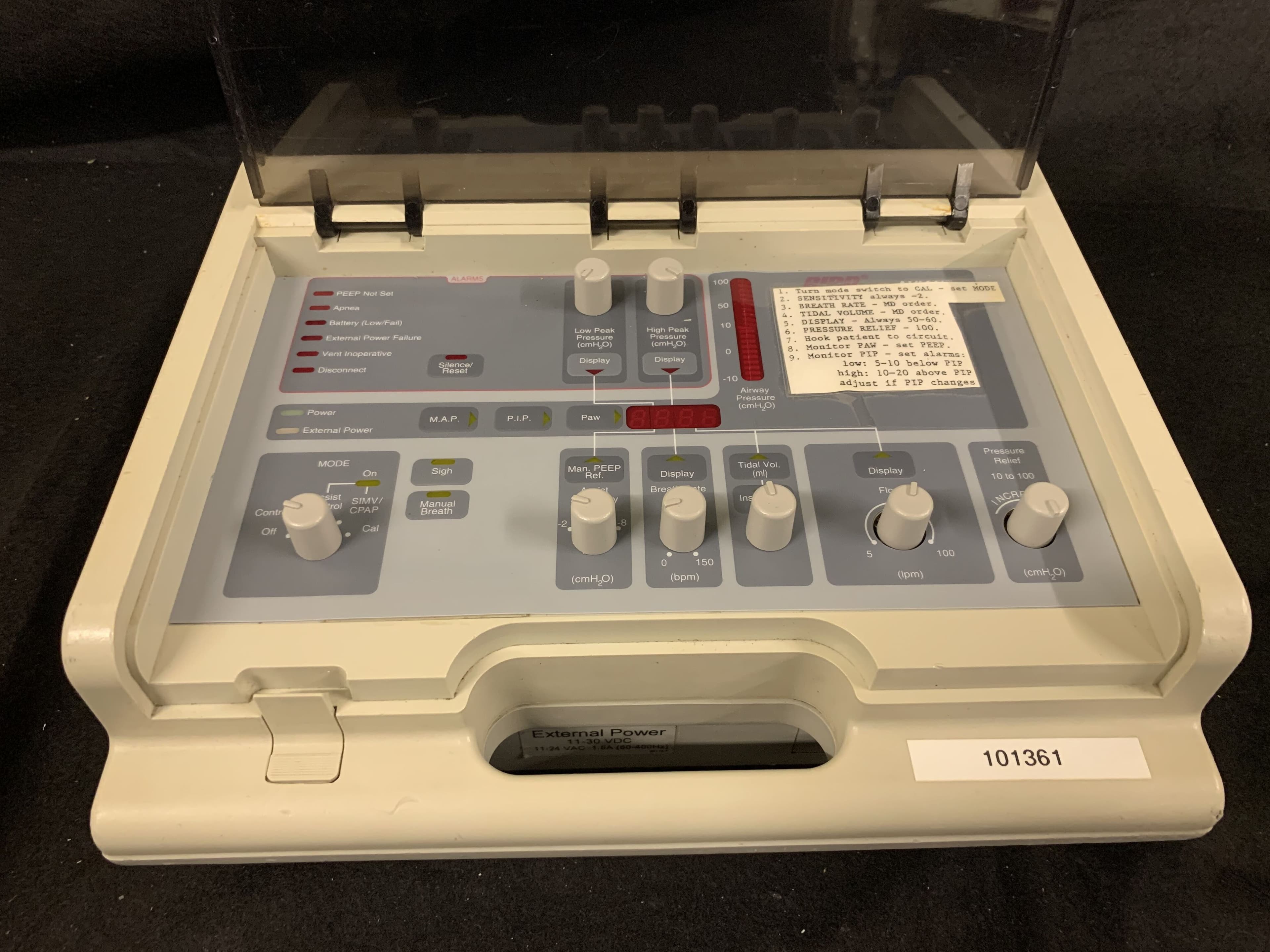 Bird Avian 15345 Bio-Med Certified Ventilator thumbnail 3