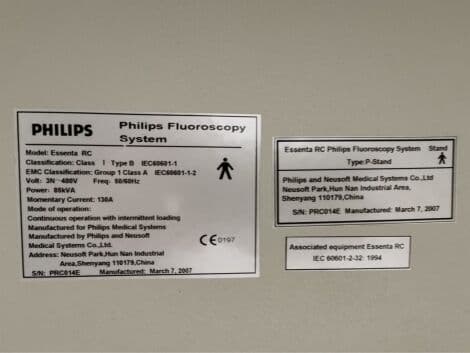 Radiography and Fluoroscopy Room from Philips — Essenta RC (For Parts) thumbnail 10