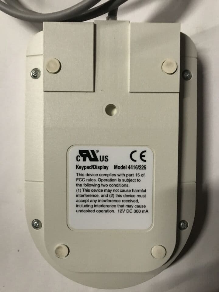 AGFA 4416/225 Keypad Display for Rad/Fluoro Room Systems thumbnail 2