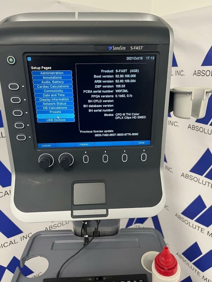 SonoSite S-Fast Portable Tablet Ultrasound System thumbnail 2