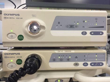 Olympus CV-145 Video Processor with CLE-145 Xenon Light Source image 1