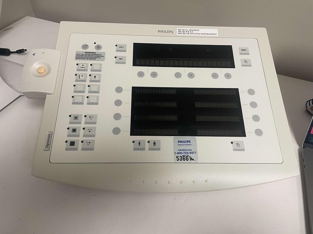Control-X 9890-000-02407 X-Ray Control for Philips Optimus Digital Diagnost Rad Room image 1