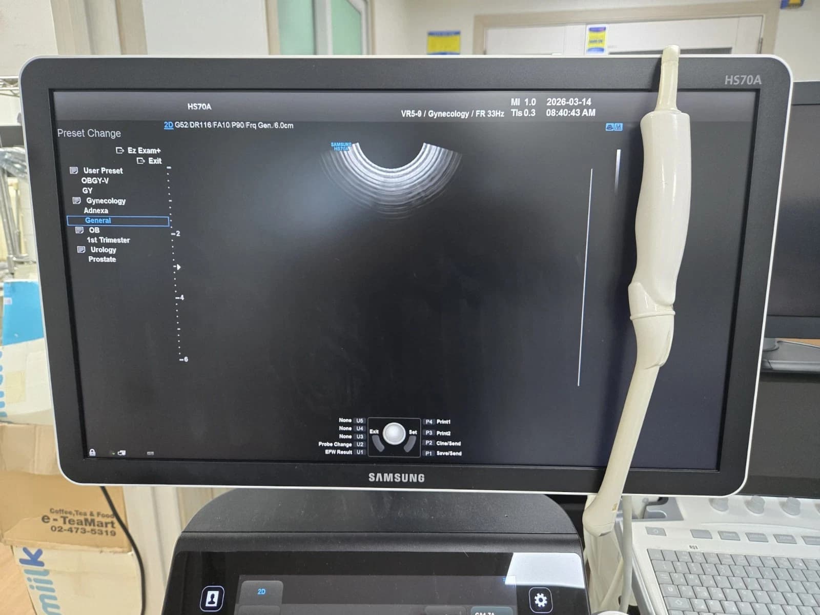 Samsung VR5-9 3D/4D Endocavitary Ultrasound Probe for HERA, WS80A and RS Series Systems – Fertility, OB/GYN and Women's Health Imaging