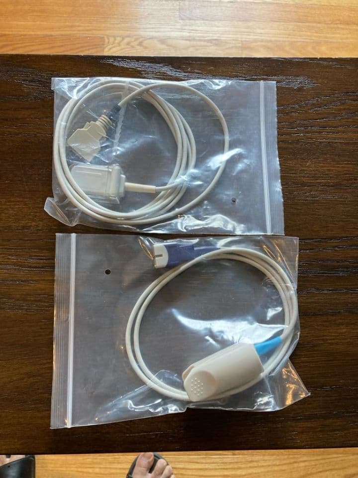 GE Dinamap Compatible Patient Monitor Accessory Kit with SpO2 Adapter & BP Cuff thumbnail 9