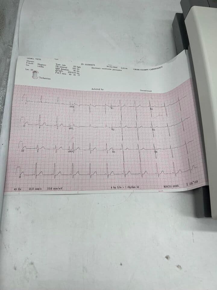 GE MAC 5500 Resting EKG System thumbnail 4