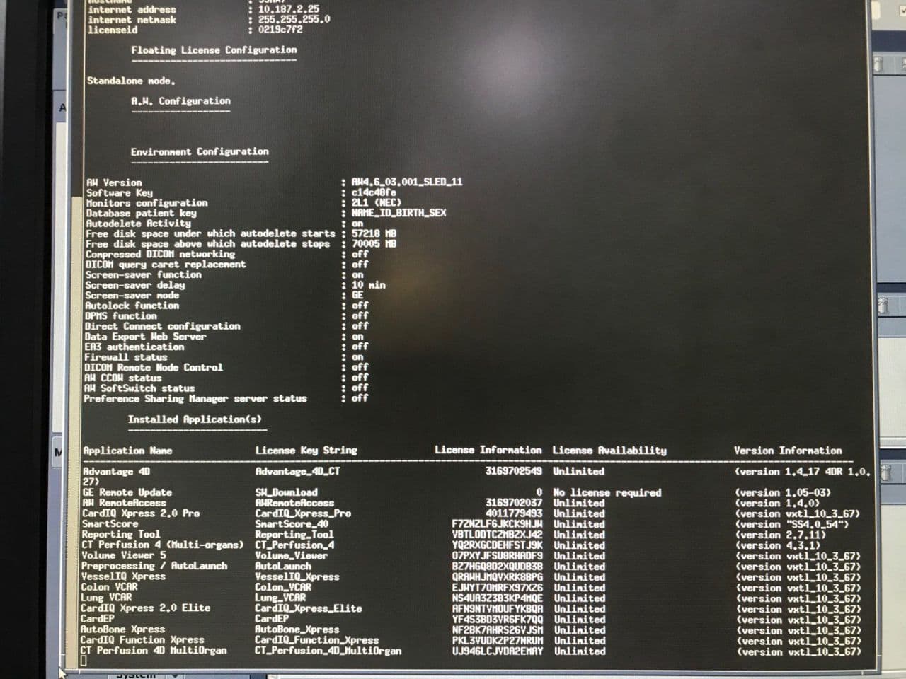 GE AW 4.6 CT Workstation with HP 8400 PC thumbnail 3