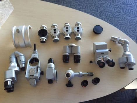 Assorted Replacement Parts for Carl Zeiss Various O/R Microscopes