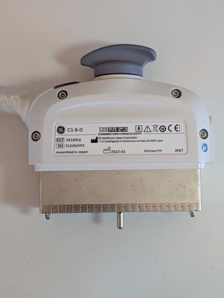 GE C1-6-D Convex Ultrasound Transducer thumbnail 2