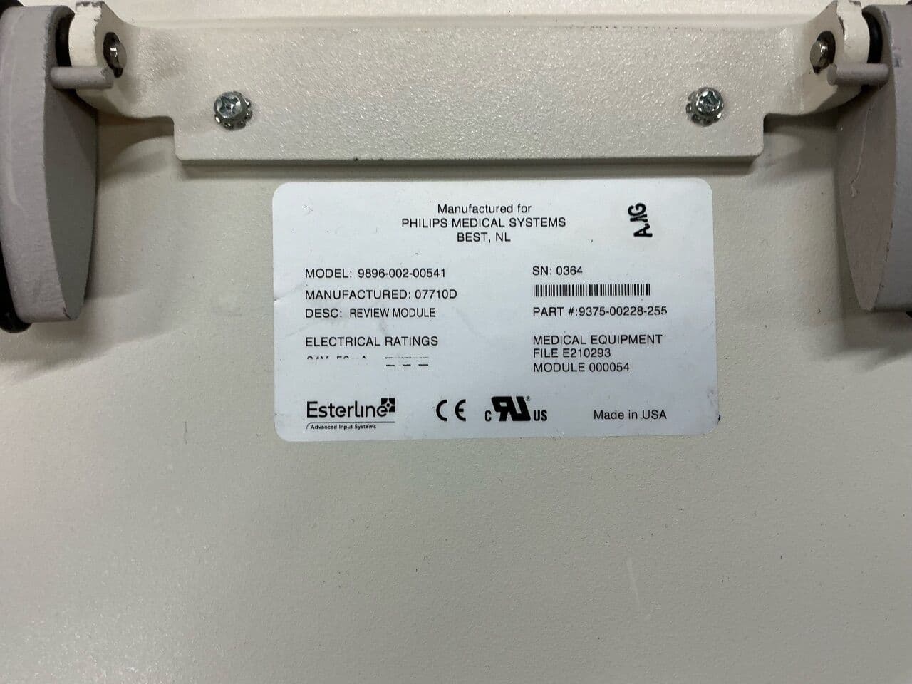 Philips Cath/Angio Review Module Assembly 9896-002-00541 thumbnail 3