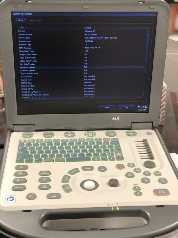 Mindray M5 Portable Ultrasound System thumbnail 4