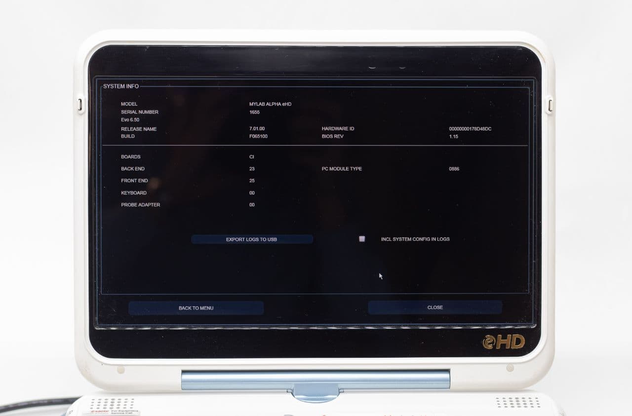 Esaote MyLab Alpha Portable Ultrasound System thumbnail 7