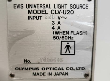 Olympus CLE-E Halogen Light Source for Endoscopic Procedures thumbnail 6