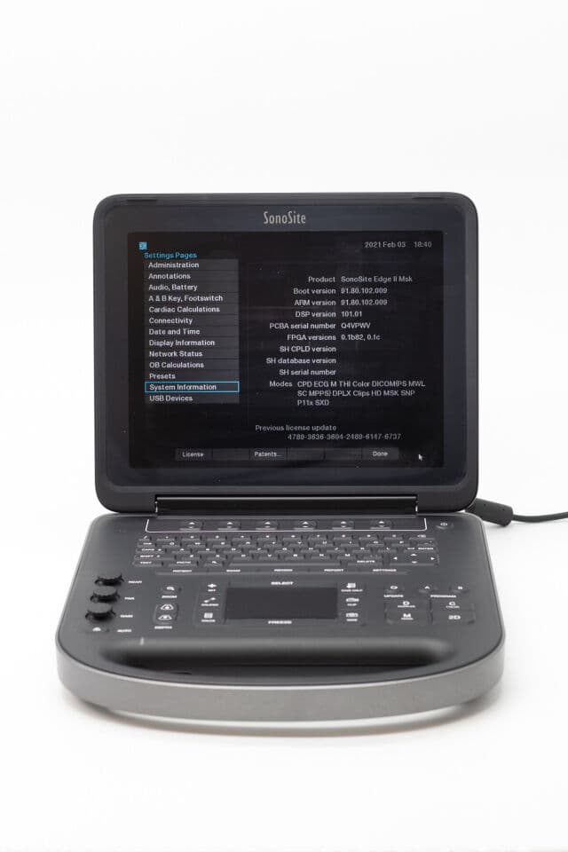 Sonosite Edge II Portable Ultrasound System thumbnail 3
