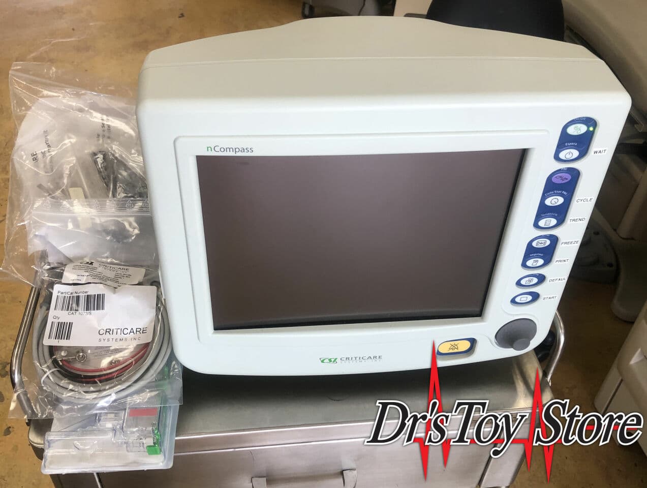 Criticare nCompass Patient Monitor with 3-Channel IBP and CO2 thumbnail 3
