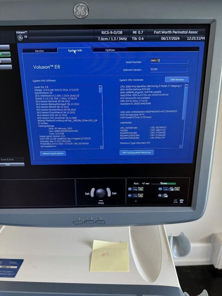 GE Voluson E6 3D/4D Ultrasound System thumbnail 5