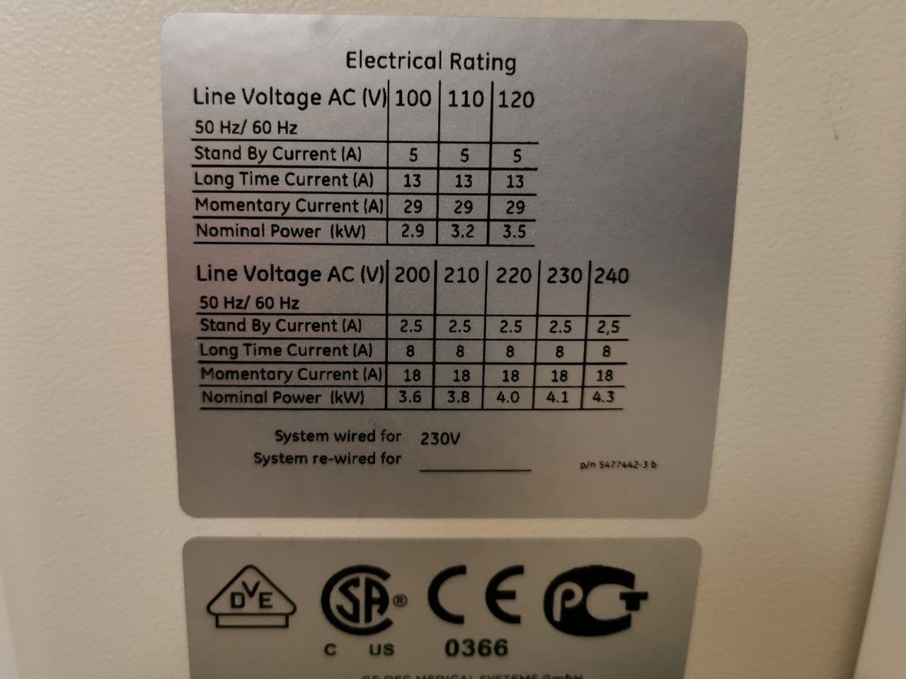 Fluoroscopy Monitor Cart — GE MC5-10100 thumbnail 10