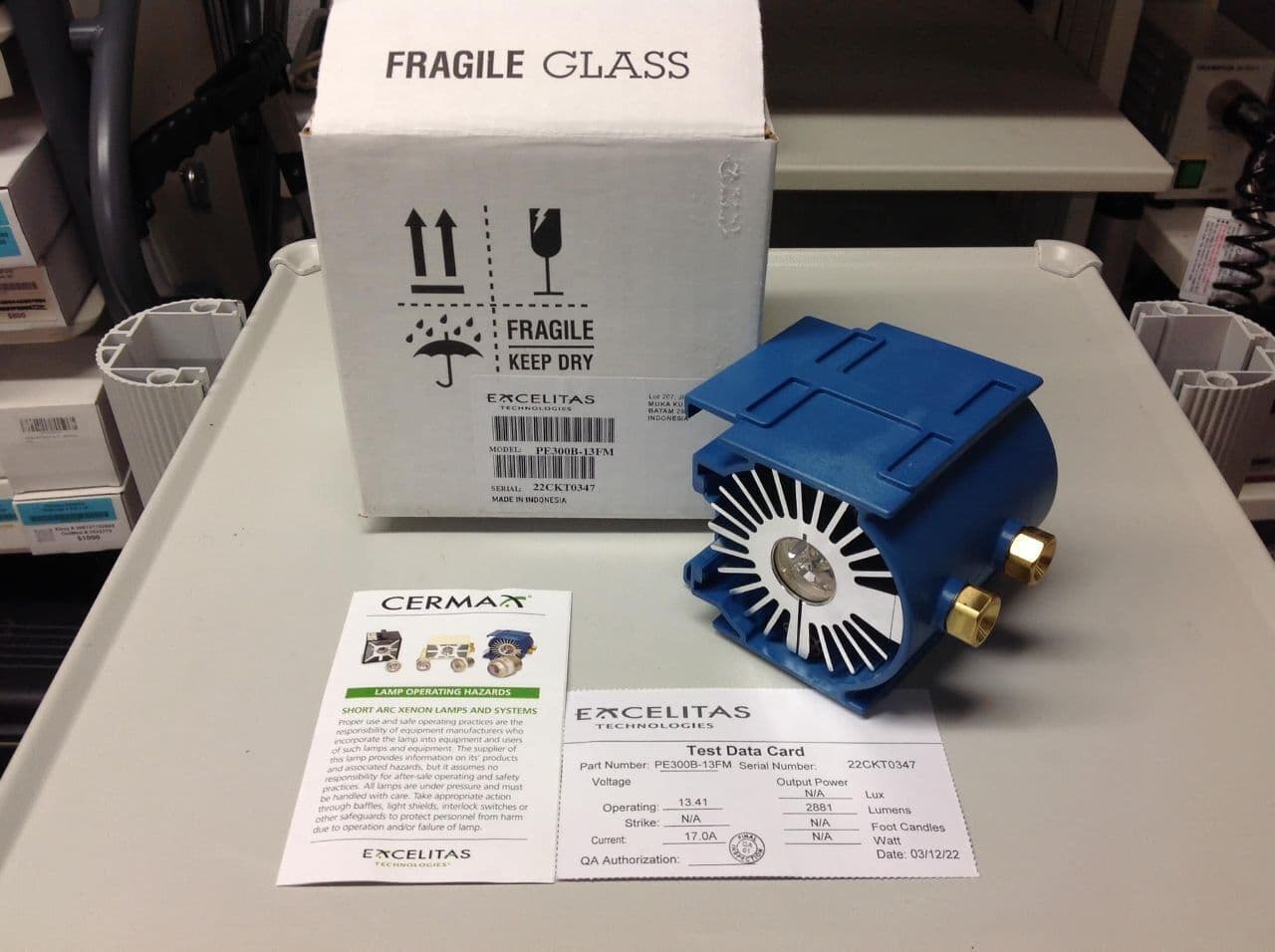 Excelitas Technologies PE300B-13FM Medical Bulb for Stryker X8000 image 1