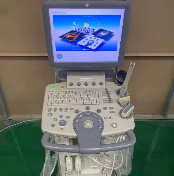 GE Logiq C5 Premium Trolley Color Doppler Ultrasound System image 1