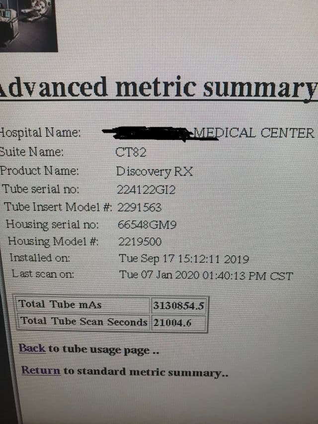 GE Discovery RX 64-Slice PET/CT Scanner thumbnail 4