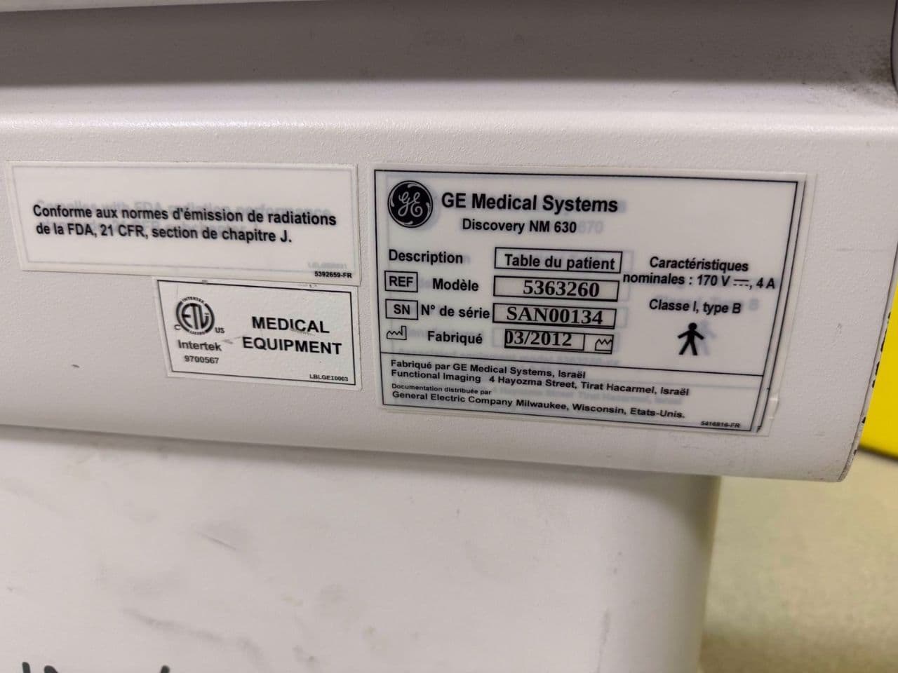 GE Discovery NM/CT 670 SPECT/CT System thumbnail 11