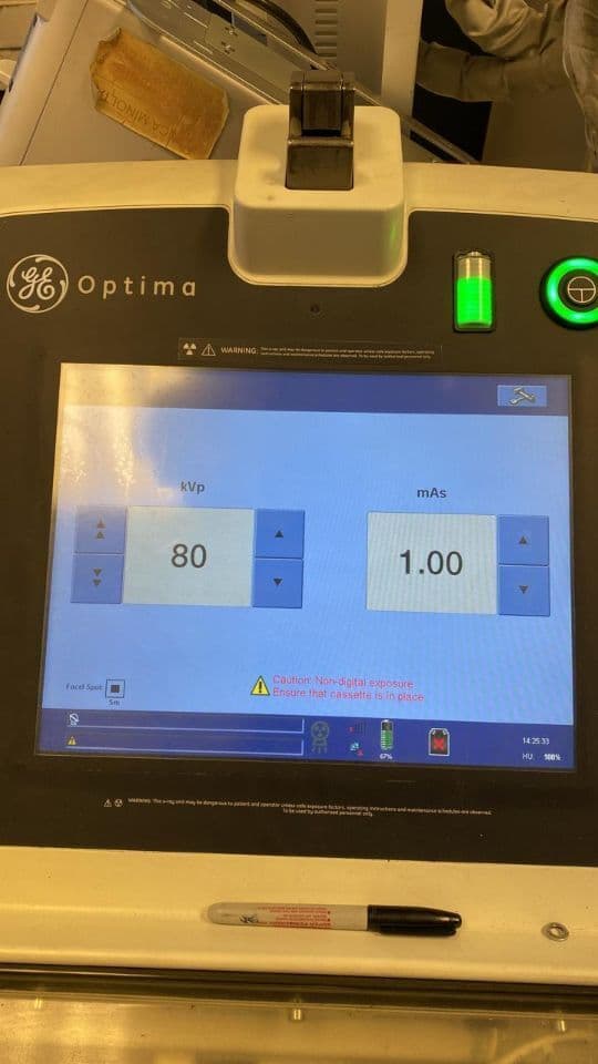 GE Optima XR200AMX Portable Digital X-Ray System with DR Panel thumbnail 5