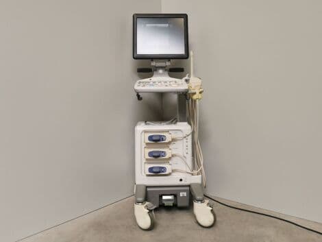 Hitachi Aloka F-37 Ultrasound System with UST-9123, UST-568, and UST-9124 Probes thumbnail 2