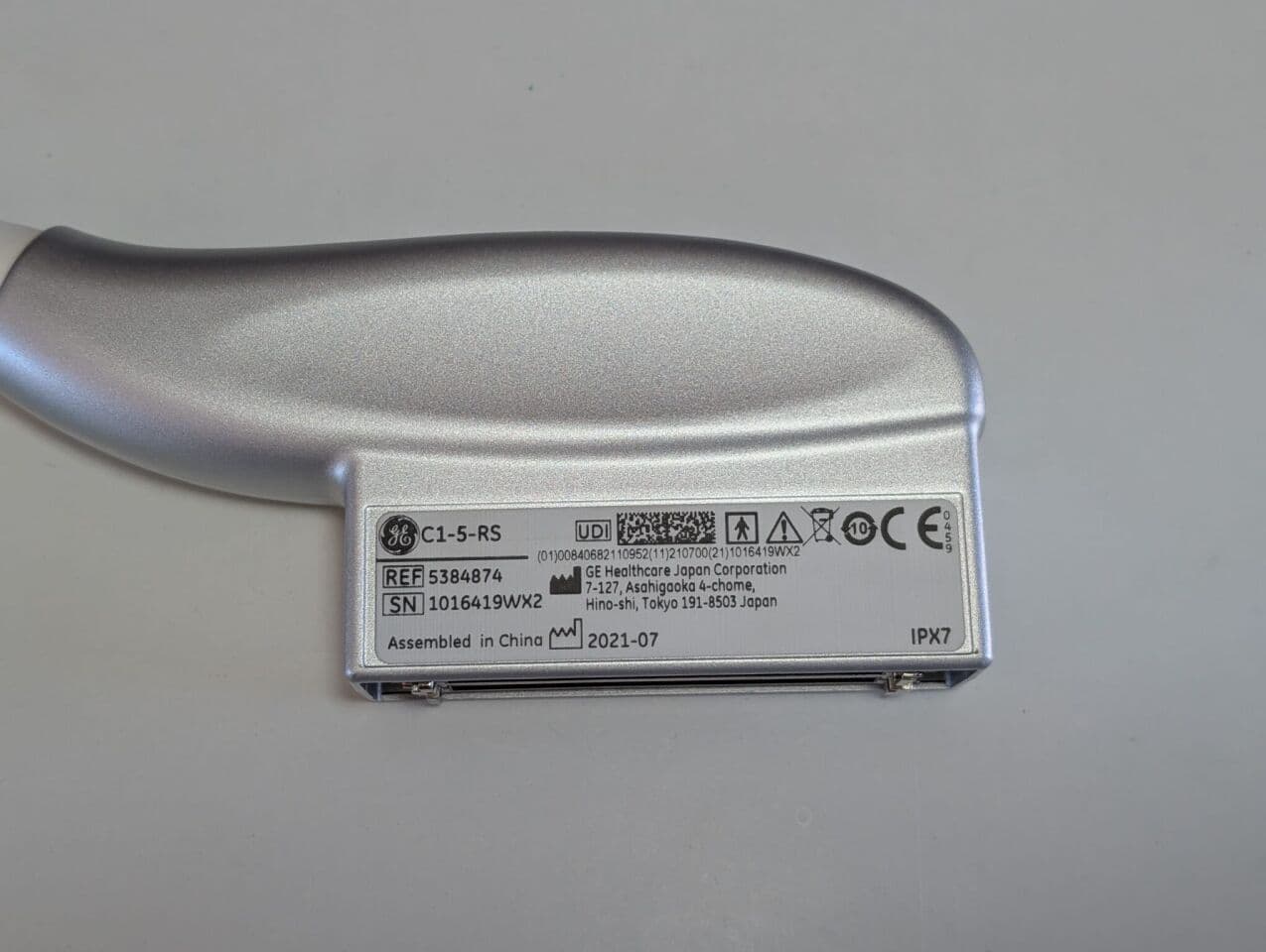 GE C1-5-RS Curved Array Ultrasound Transducer thumbnail 2