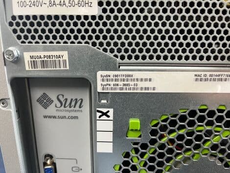 Sun Ultra 20 Workstation for GE Senographe Essential Mammography | P/N 606-3885-03 thumbnail 3