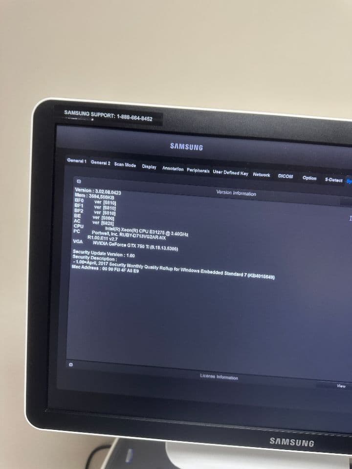 Samsung RS80A Diagnostic Ultrasound System thumbnail 9