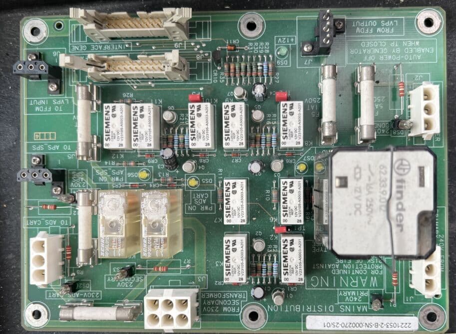 Mains Distribution Block for GE Senographe Systems — P/N 2221053-2-B