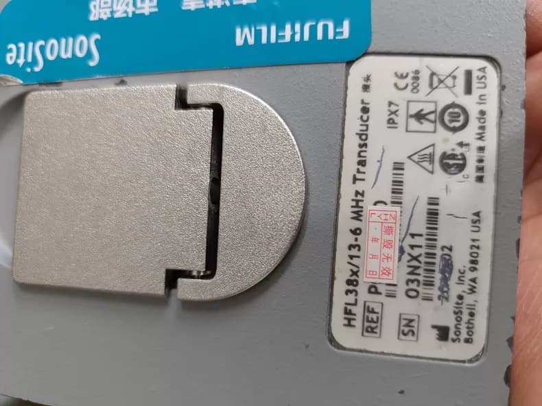 SonoSite HFL38x 13-6MHz Linear Array Ultrasound Probe for M-Turbo & S Series thumbnail 2