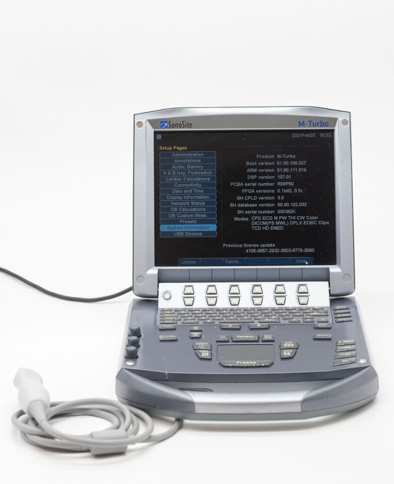 Sonosite M-Turbo Portable Ultrasound System thumbnail 3