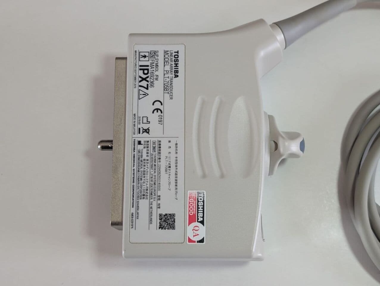 Toshiba PLT-705BT Linear Array Ultrasound Transducer thumbnail 2