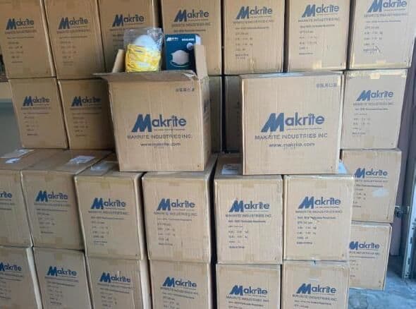 NIOSH-Approved N95 Respirator Mask from Makrite — Model 9500-N95 thumbnail 4