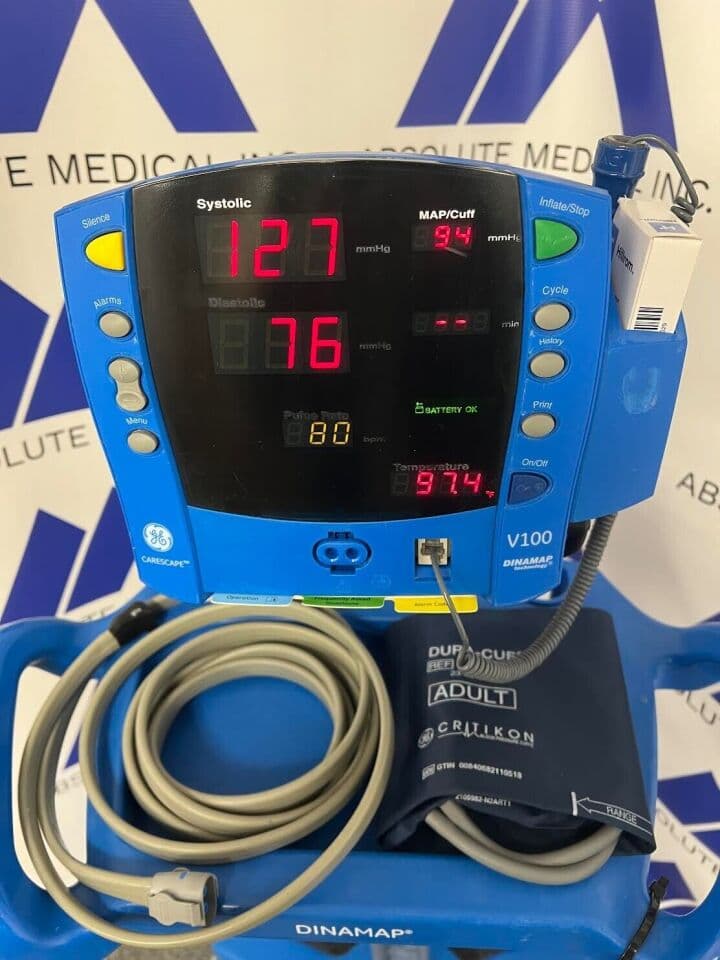 GE Dinamap V100 Vital Signs Monitor thumbnail 2