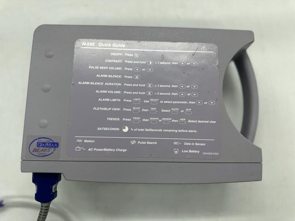 Nellcor 595 Pulse Oximeter thumbnail 4
