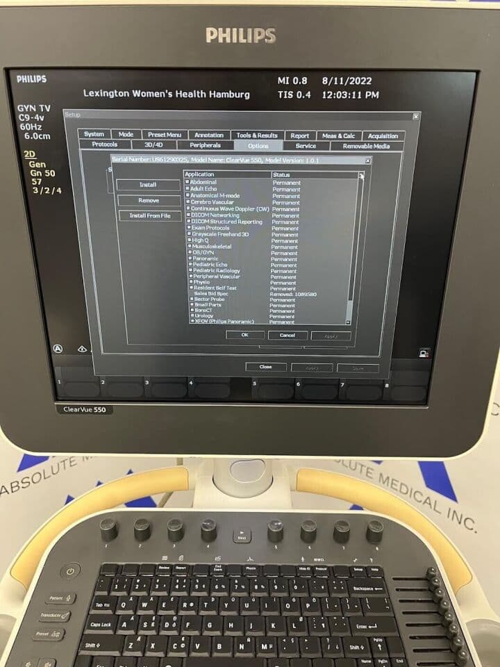 Philips ClearVue 550 Ultrasound System for General Imaging thumbnail 5