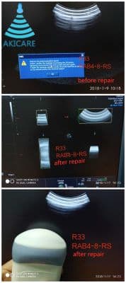 AKICARE RAB4-8-RS Broken Ultrasound Transducer for GE Systems