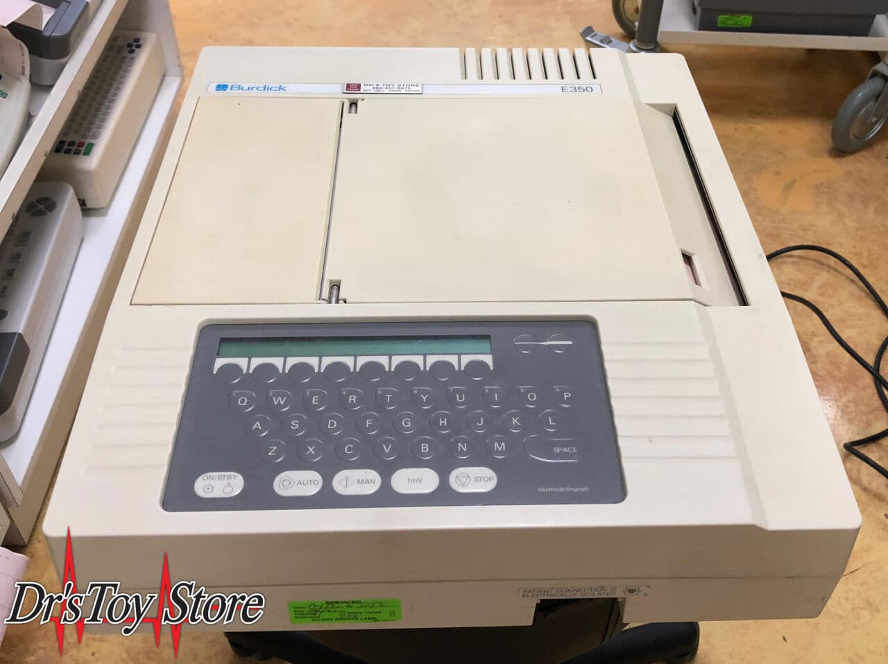Burdick E350 ECG Machine with Clips and Leads thumbnail 2