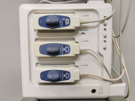 Hitachi Aloka F-37 Ultrasound System with UST-9123, UST-568, and UST-9124 Probes thumbnail 15