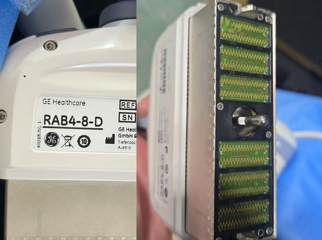 GE Healthcare RAB4-8-D Ultrasound Probe Connector Repair Service image 1