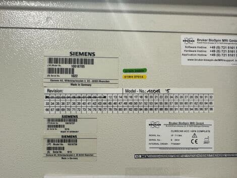 MRI Scanner from Bruker — ClinScan Model for Parts thumbnail 9