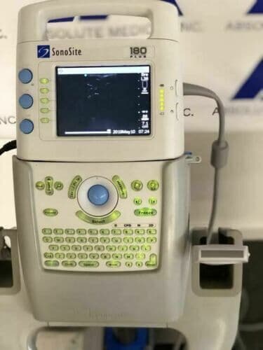 Sonosite 180 Plus Portable Ultrasound System with L38 Linear Vascular Probe thumbnail 2