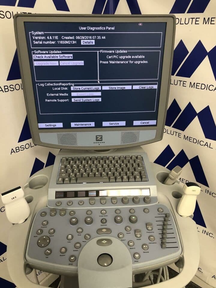 ZONARE Z-ONE Ultrasound System with Linear and Curved Array Probes thumbnail 6