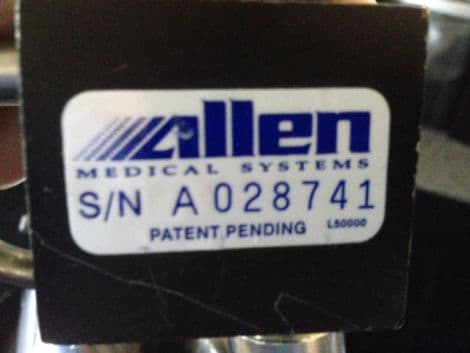 Adjustable Allen A-10001-F Single Surgical Stirrup thumbnail 2