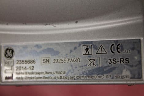 GE 3S-RS Phased Array Cardiac Ultrasound Transducer thumbnail 2