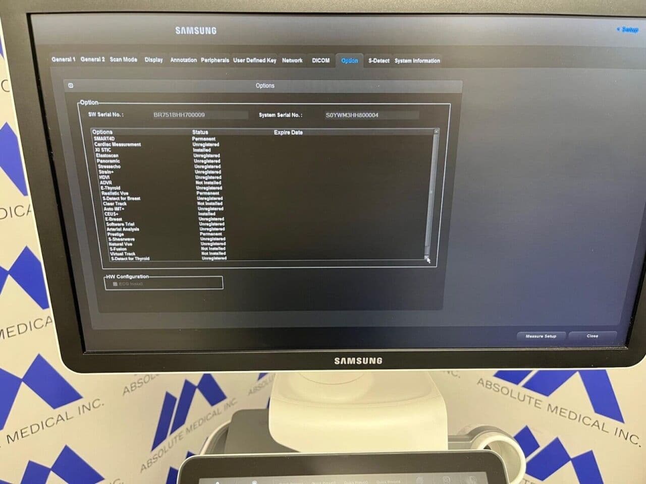 Samsung Prestige RS80A Ultrasound System for Radiology and Cardiology thumbnail 4